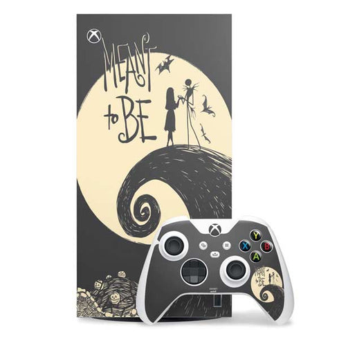 Disney The Nightmare Before Christmas Jack and Sally Meant to Be Xbox Series X Skins